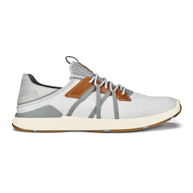 Olukai Men’s Mio Lī Everyday Athletic Shoes - Mist Grey|Poi
