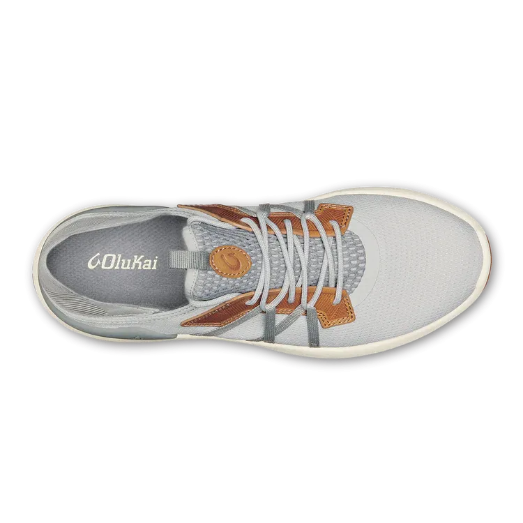 Olukai Men’s Mio Lī Everyday Athletic Shoes - Mist Grey|Poi