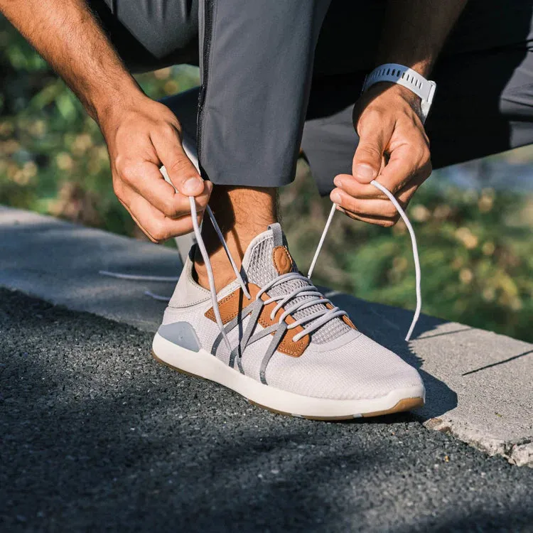 Olukai Men’s Mio Lī Everyday Athletic Shoes - Mist Grey|Poi
