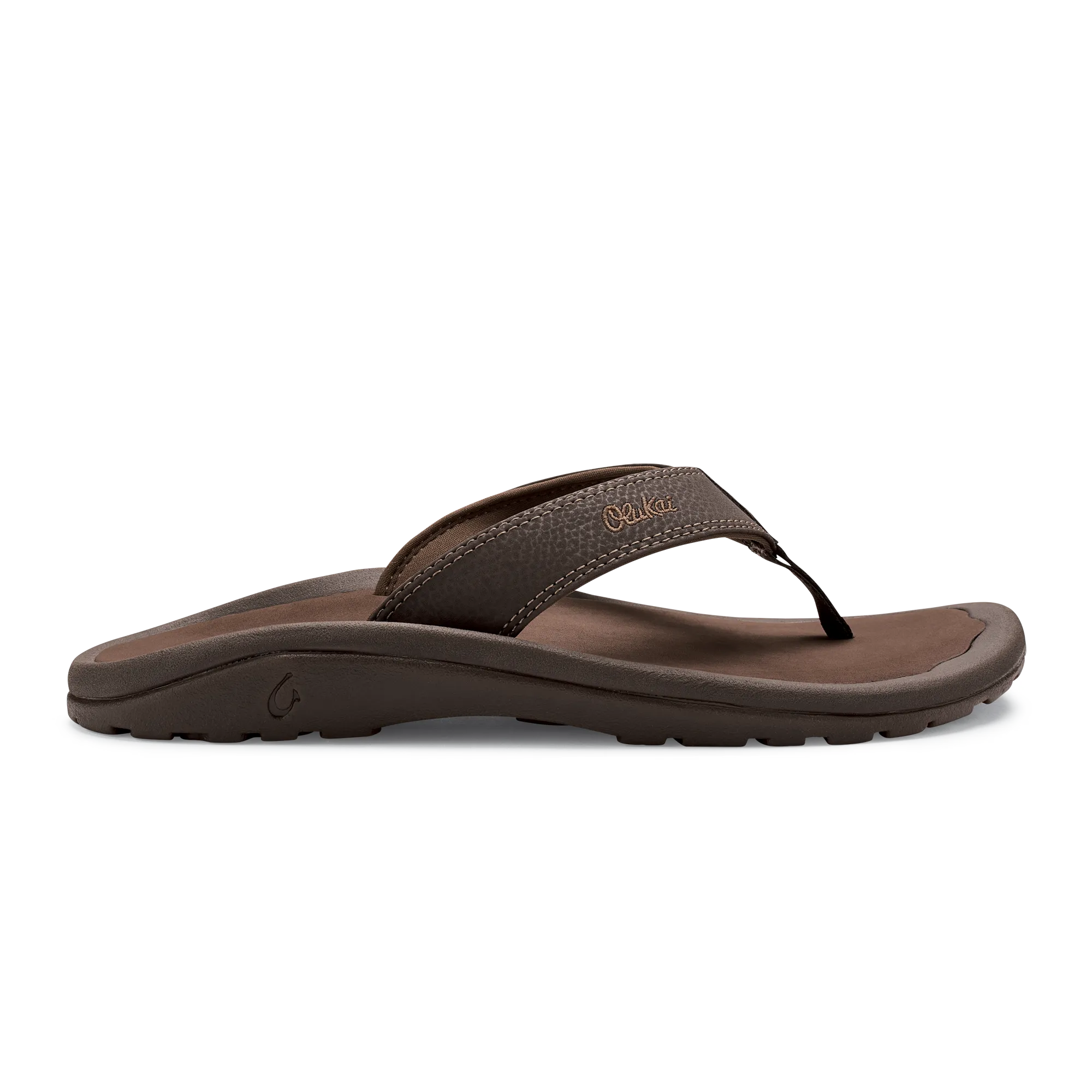 OLUKAI 'OHANA MENS SANDAL - DARK JAVA/RAY