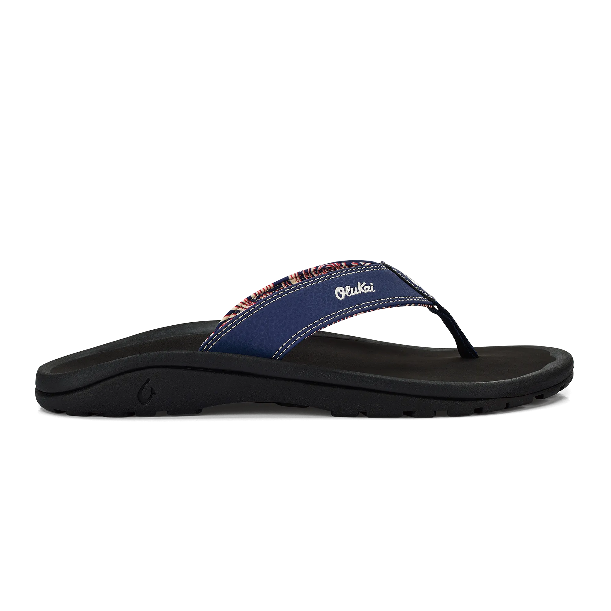 OLUKAI 'OHANA MENS SANDAL - NAVY/ONYX