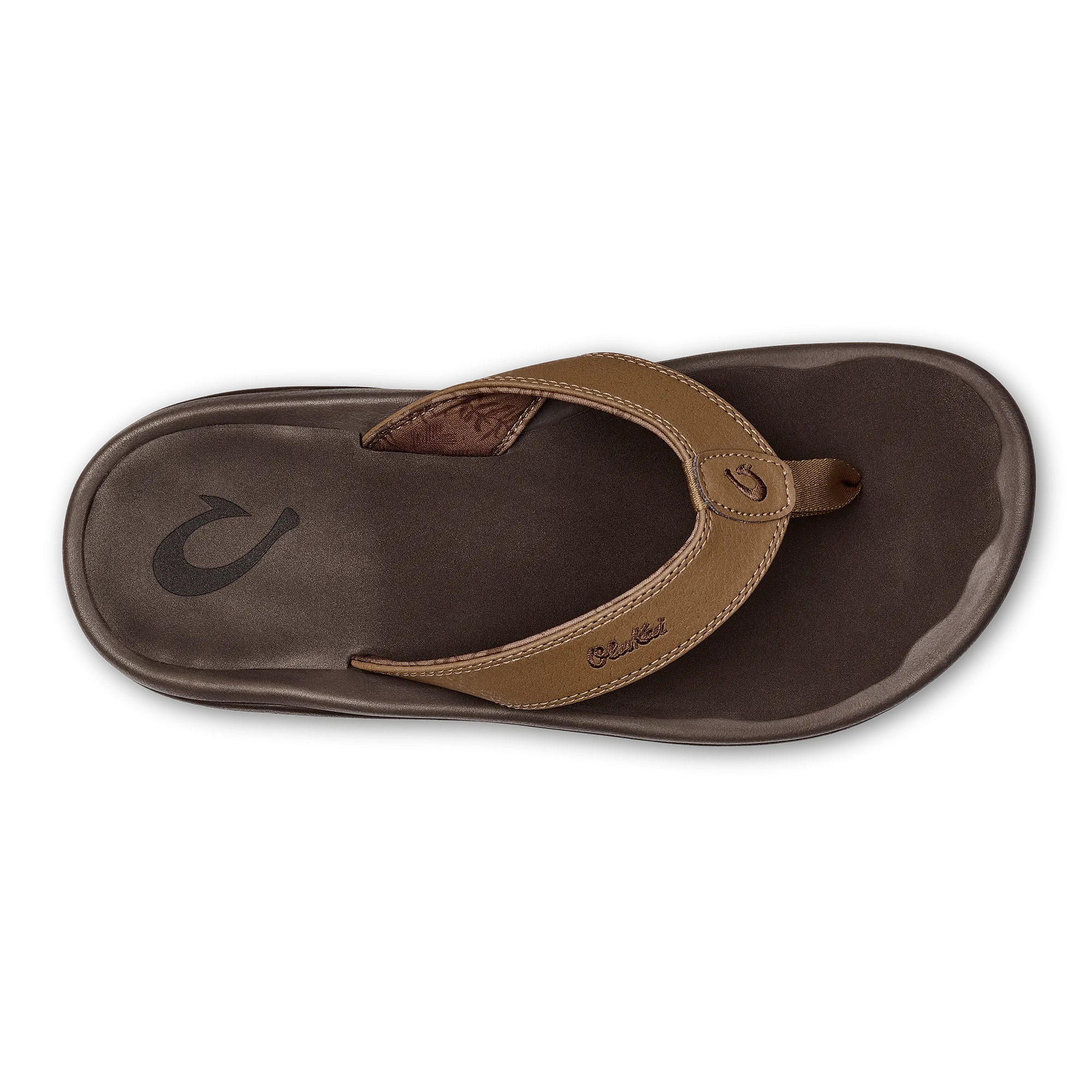 OLUKAI 'OHANA MENS SANDAL - TAN/DARK JAVA