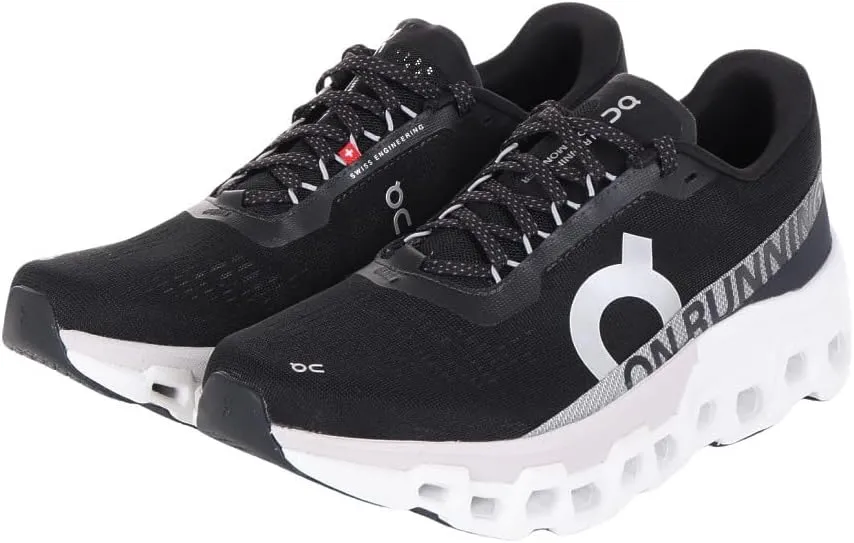 On Men's Cloudmonster 2 Sneaker, Black/Frost, 11