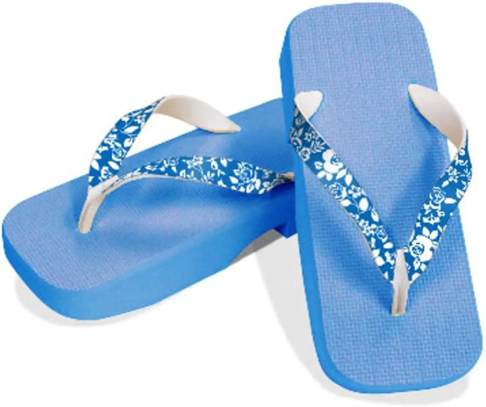 [One Step] [Hajime] Geta Geta Clogs, Soft and Water Resistant, Sponge 9.4 inches (24 cm), SB/Rose x Blue, Rose x Blue (Rose x Blue/24), Rose × Blue, 24.0 cm