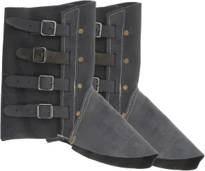 Operitacx 1pc Welding Protective Legs Boot Protector Leather Protector Welding Shoe Cover Welder Working Feet Protector Booties for Shoes Covers Welding Protection Shoe Cover