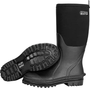 OutdoorMaster Hunting Boots for Men, Waterproof Rubber Neoprene Boots, Anti-slipped Insulated Outdoor Boots