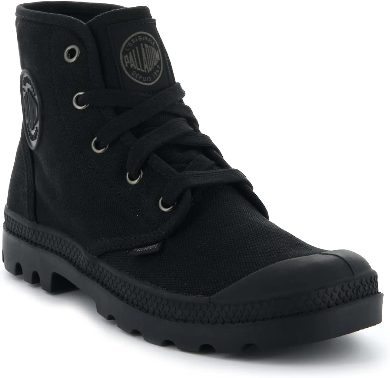Palladium Men's Pampa Hi Boot, Vegan Canvas Lace Up Boot