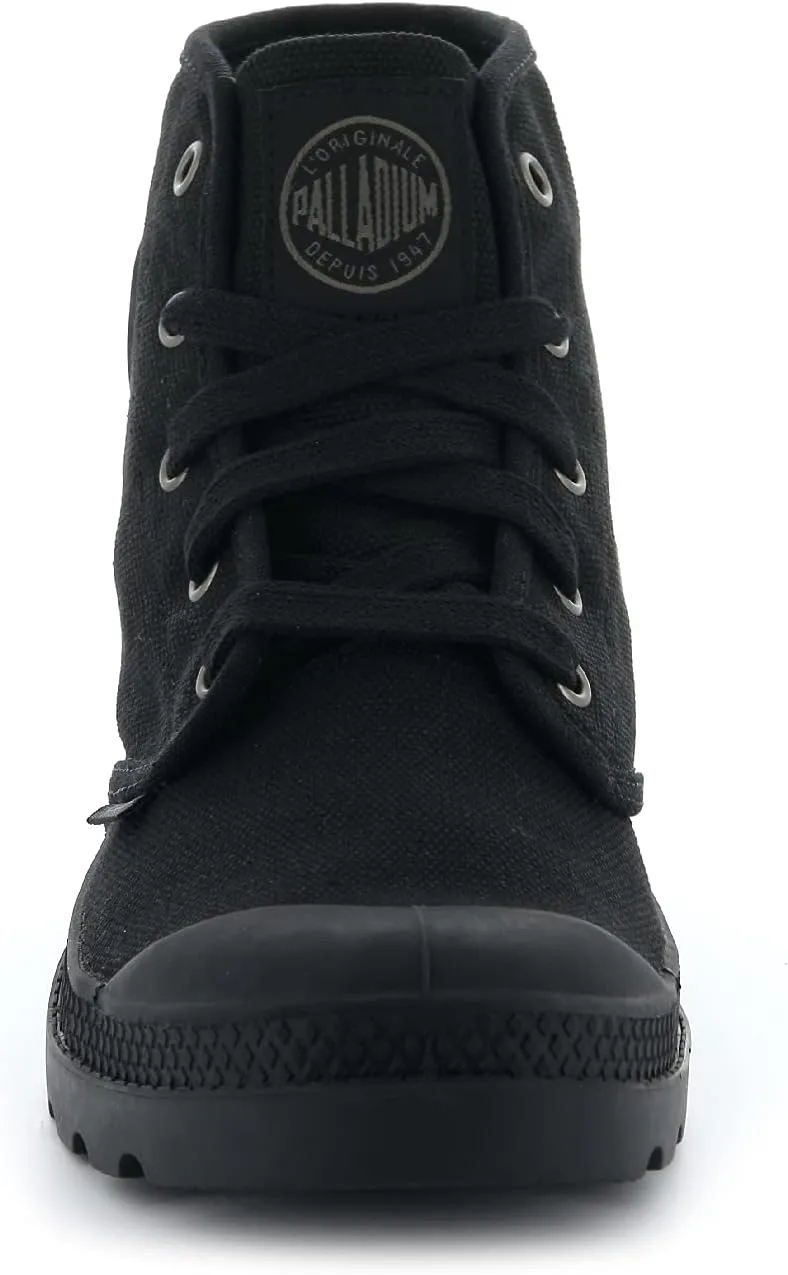 Palladium Men's Pampa Hi Boot, Vegan Canvas Lace Up Boot