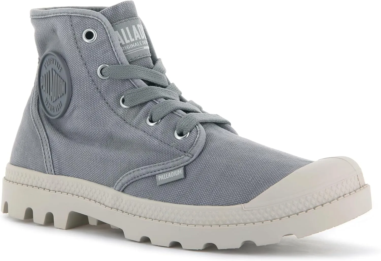 Palladium Women's Pampa Hi Boot, Vegan Canvas Lace Up Boot