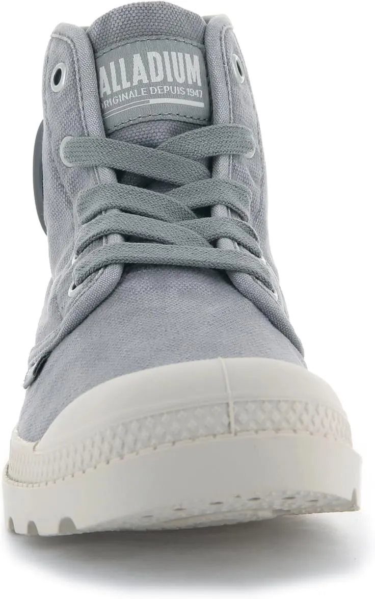 Palladium Women's Pampa Hi Boot, Vegan Canvas Lace Up Boot