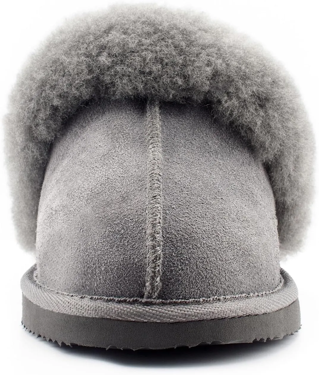 Parfeying Women's Sheepskin House Slippers Indoor Outdoor Shearling Shoes for Women