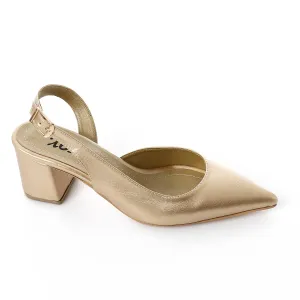 Pointed Toe Block Heels 3cm