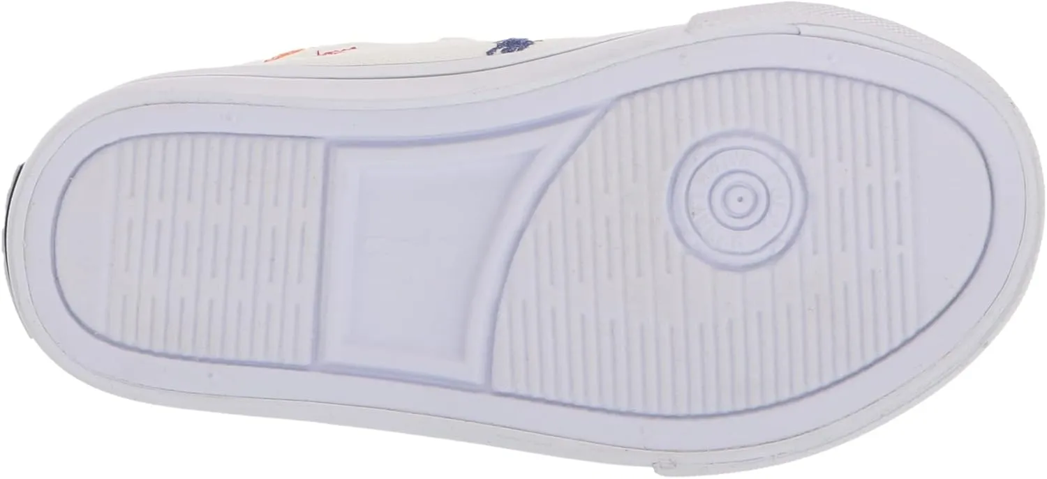 POLO RALPH LAUREN Women's Hamptyn Hi Ii White Mlt RPT Pp Sneaker
