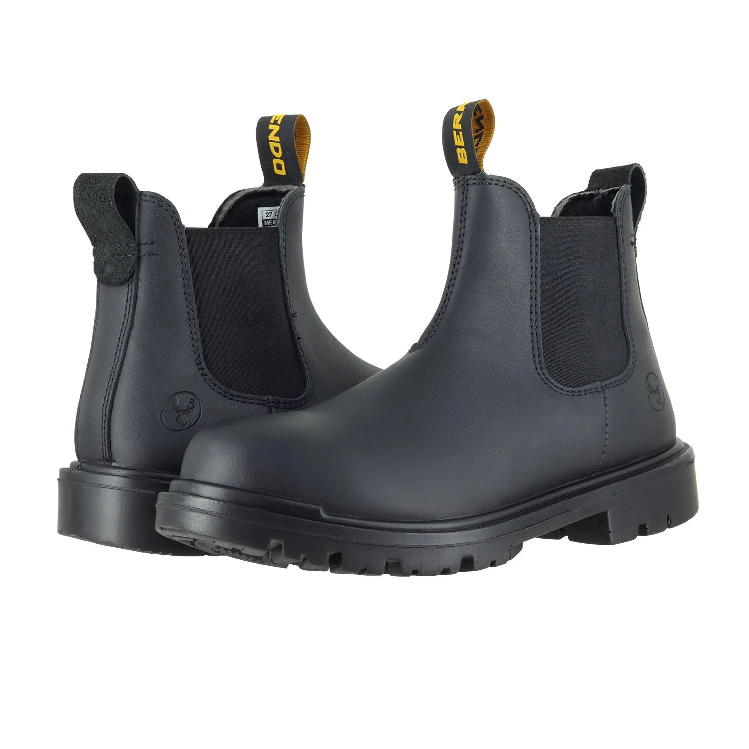 Pull-On Work Boots For Men 6" and  Steel Toe Boots and  EH Rated 6008