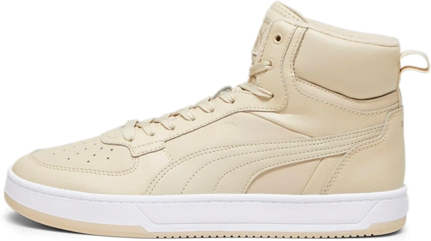 Puma - Mens Puma Caven 2.0 Mid WTR Shoes, Color Granola/Puma Gold/Puma White, Size: 8 M US