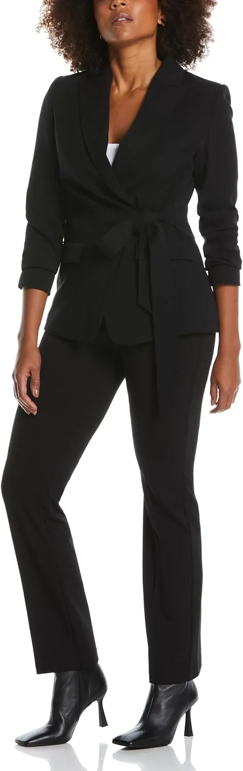 Rafaella Women's Soft Crepe Modern Fit Dress Pants (Petite Sizes 4-14)