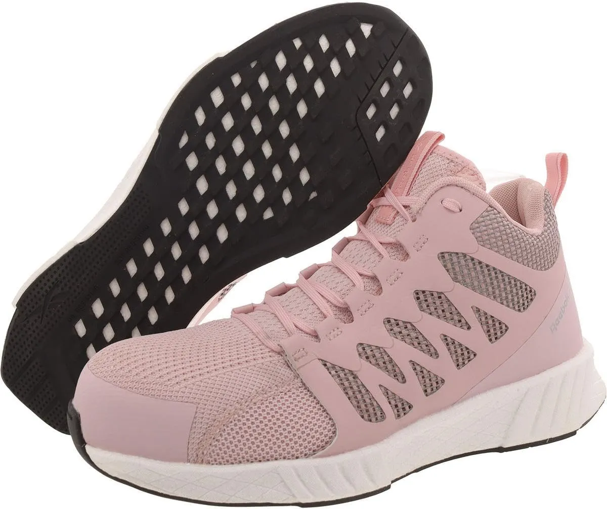 Reebok Women's Rb339 Fusion Flexweave Work Construction Boot Pink Safety