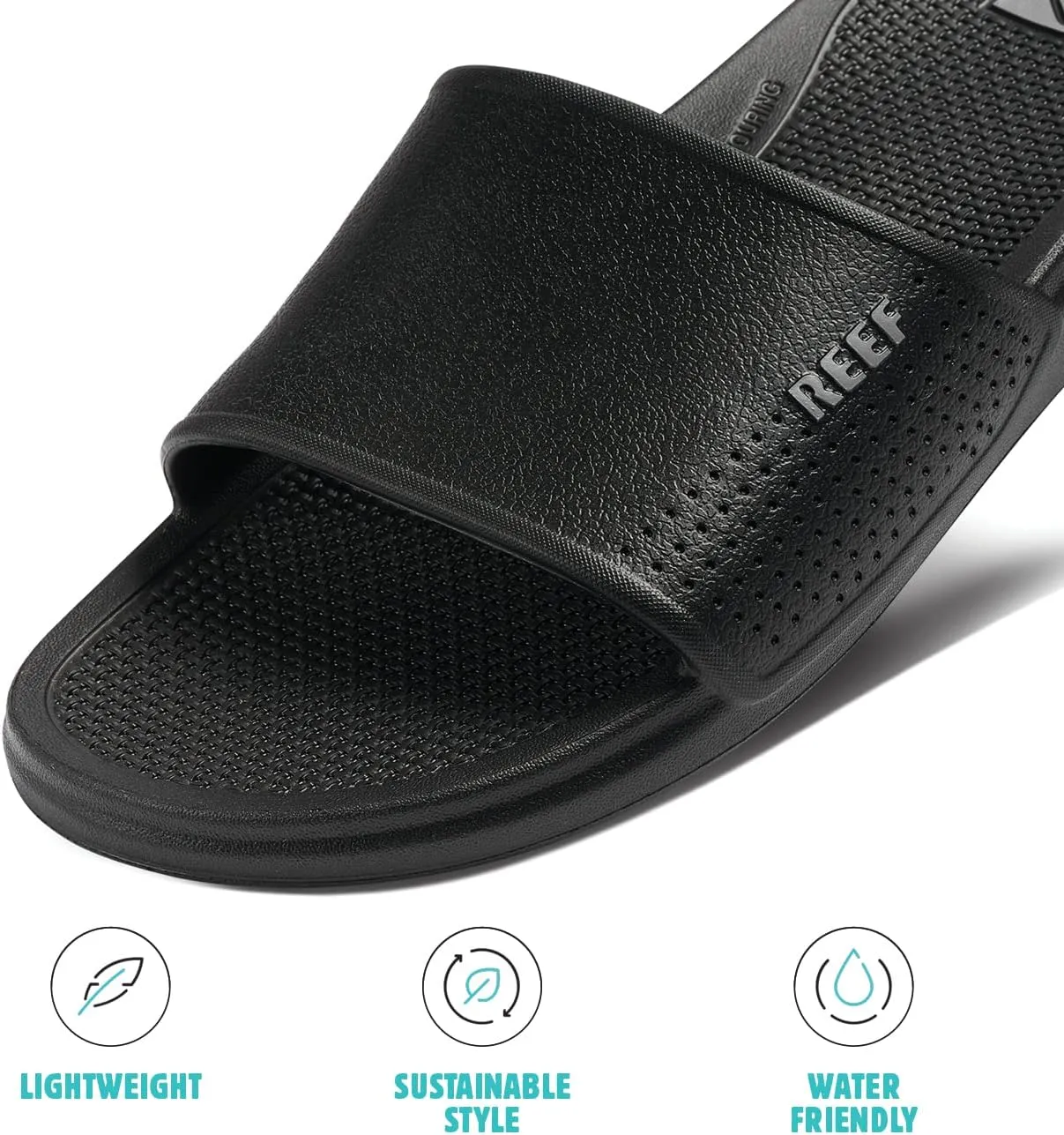REEF Oasis Slide Waterproof Sandal, Lightweight and Flexible Beach Slide Sandal