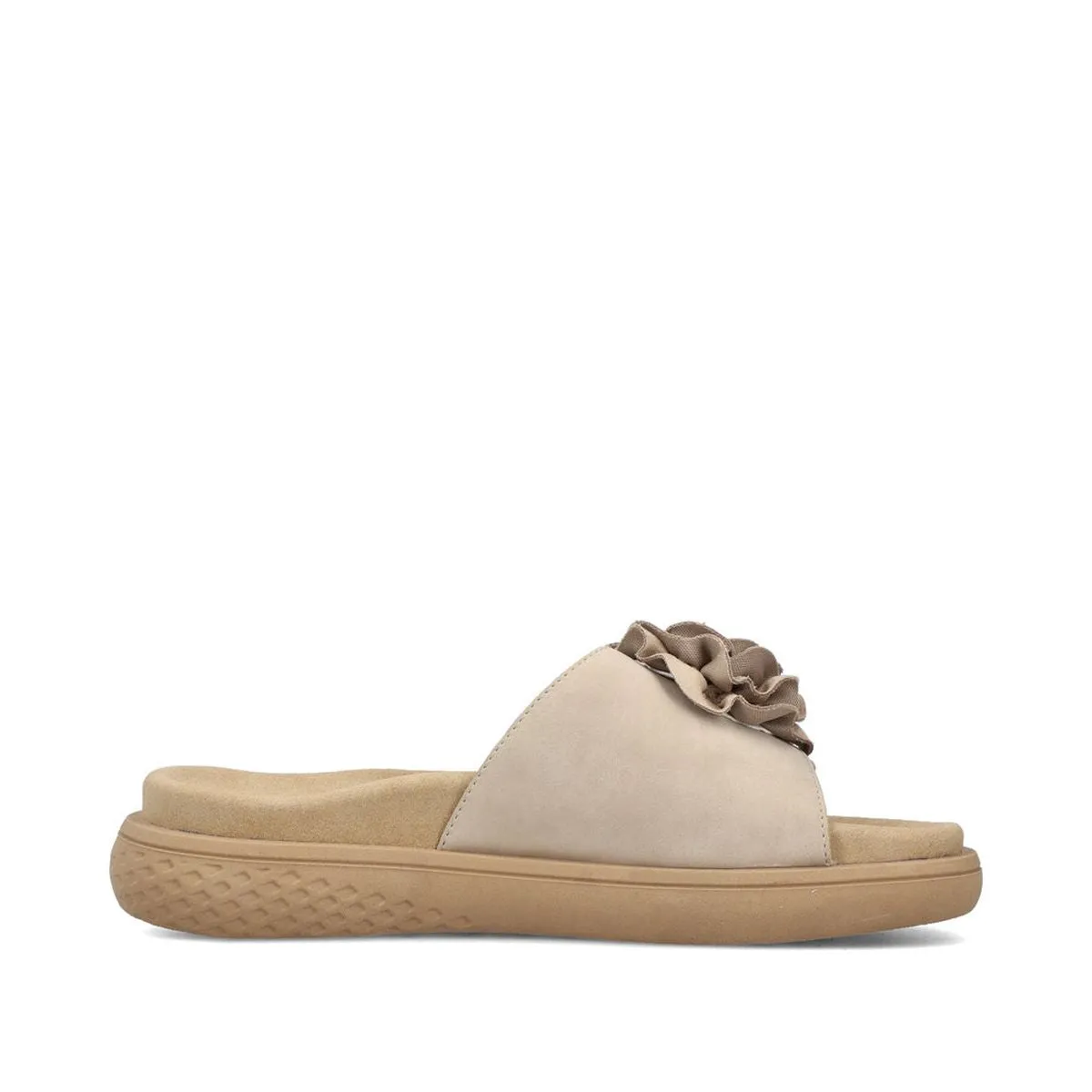 Rieker V1562-62 Morelia Slide Sandals in Ginger| Women's Summer Mule Sandals