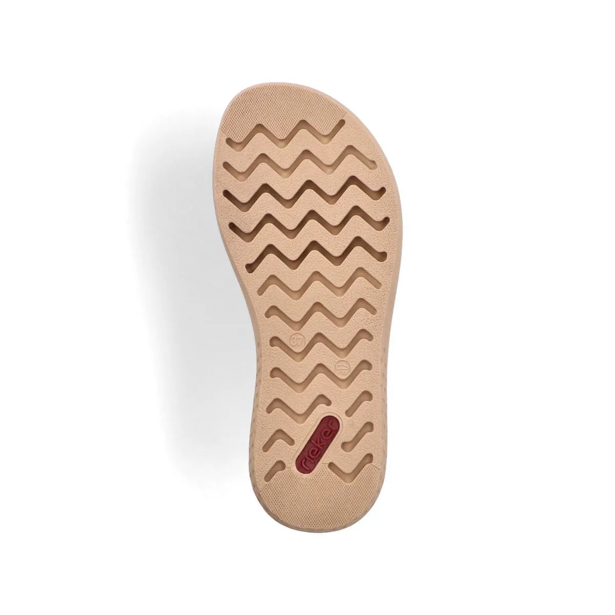 Rieker V1562-62 Morelia Slide Sandals in Ginger| Women's Summer Mule Sandals