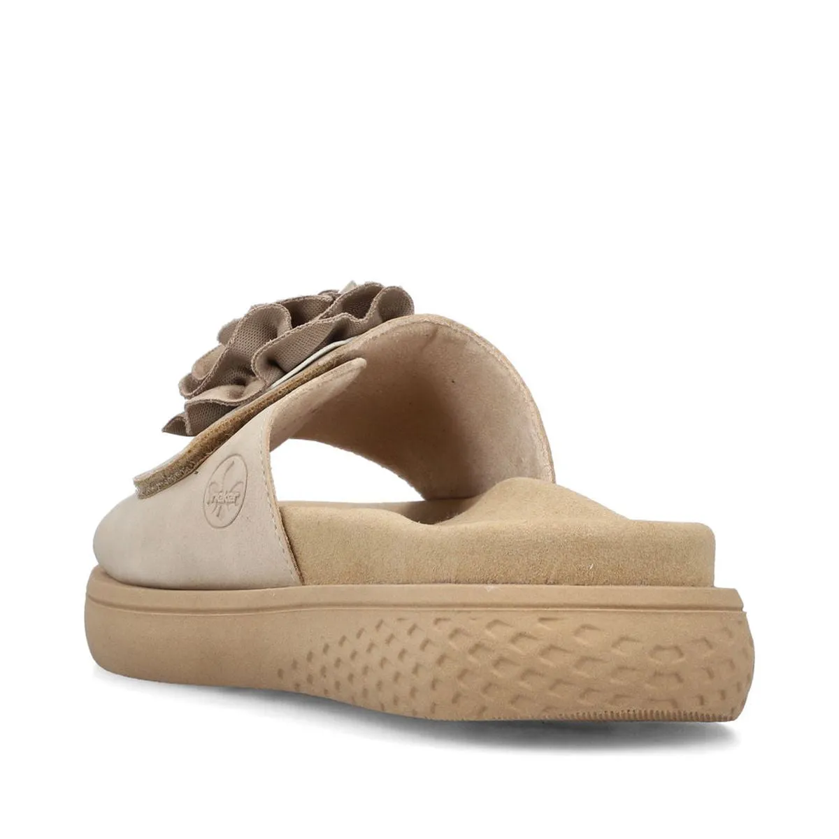 Rieker V1562-62 Morelia Slide Sandals in Ginger| Women's Summer Mule Sandals