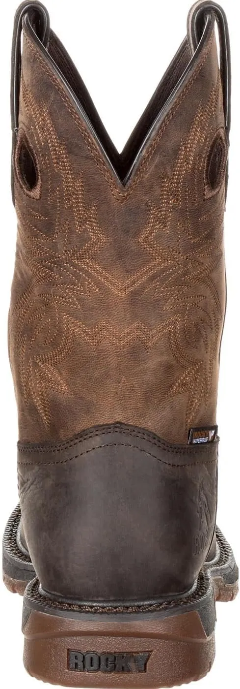 ROCKY Original Ride FLX Steel Toe Waterproof Western Boot