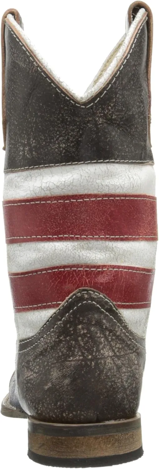 Roper Square Toe Americana Western Boot (Toddler/Little Kid)