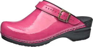 Sanita Women's Freya Open Clogs, Fuchsia Red, 5