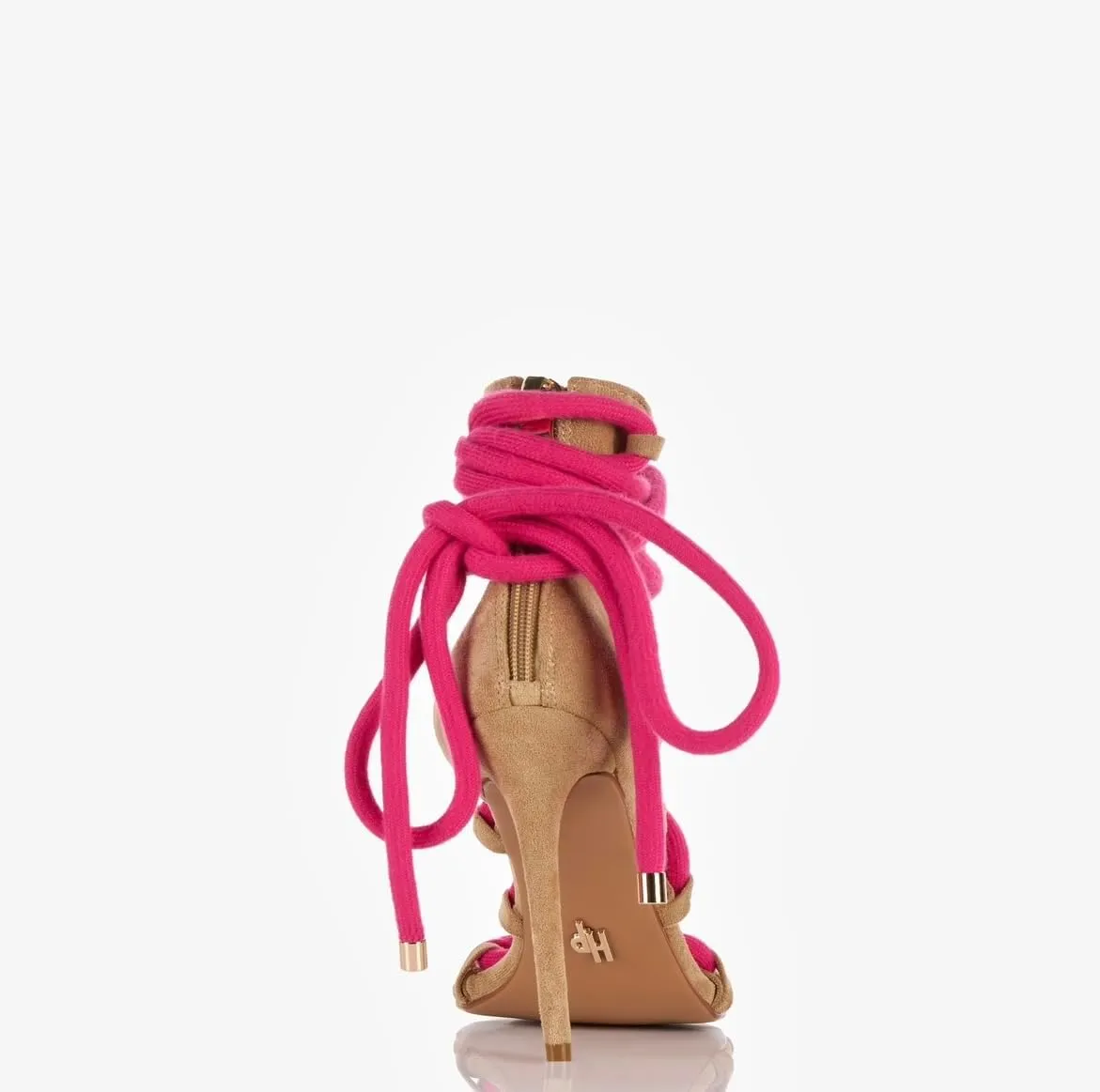 Signature Collection Ainsley Women Pink Gladiator High Heels Sandal - Elegant & Comfortable Fashion Footwear for Every Occasion
