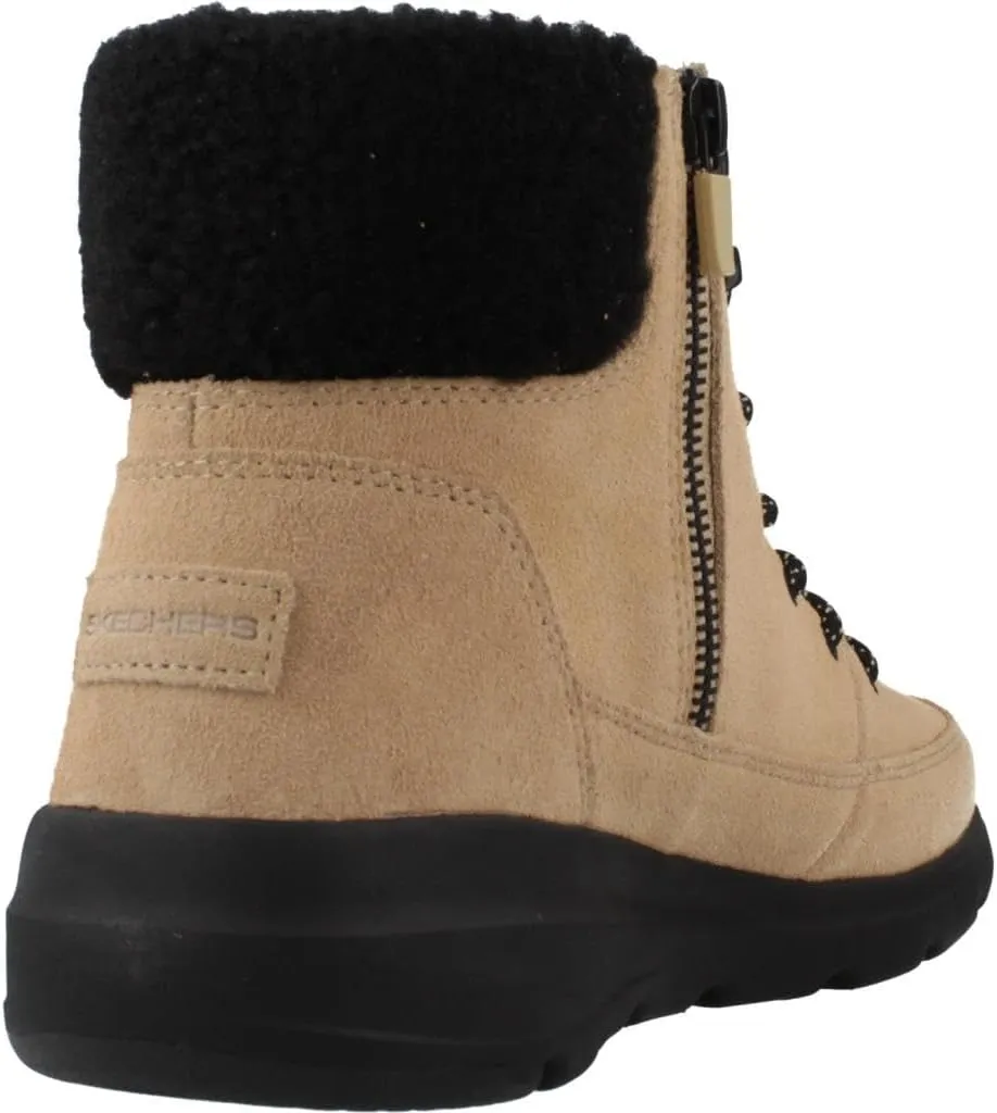 Skechers 12918 Ultra Flex CHI Black Womens Ankle Boots