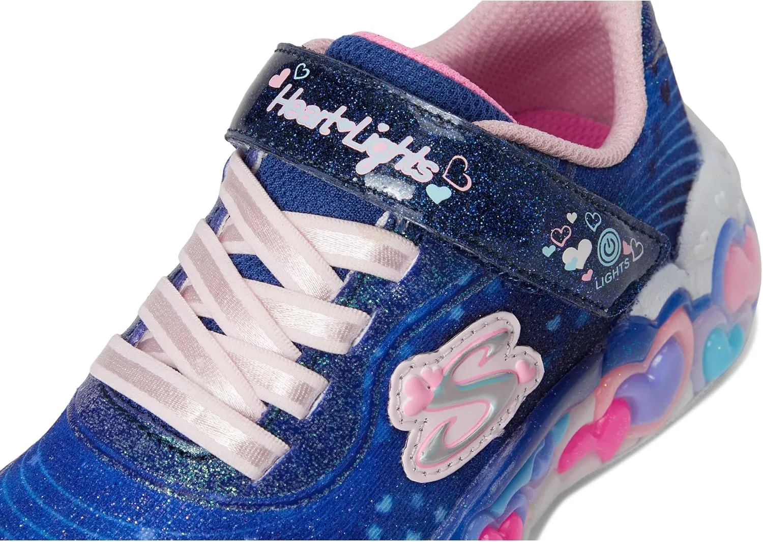 Skechers Girl's Eternal Heart Lights Sneaker