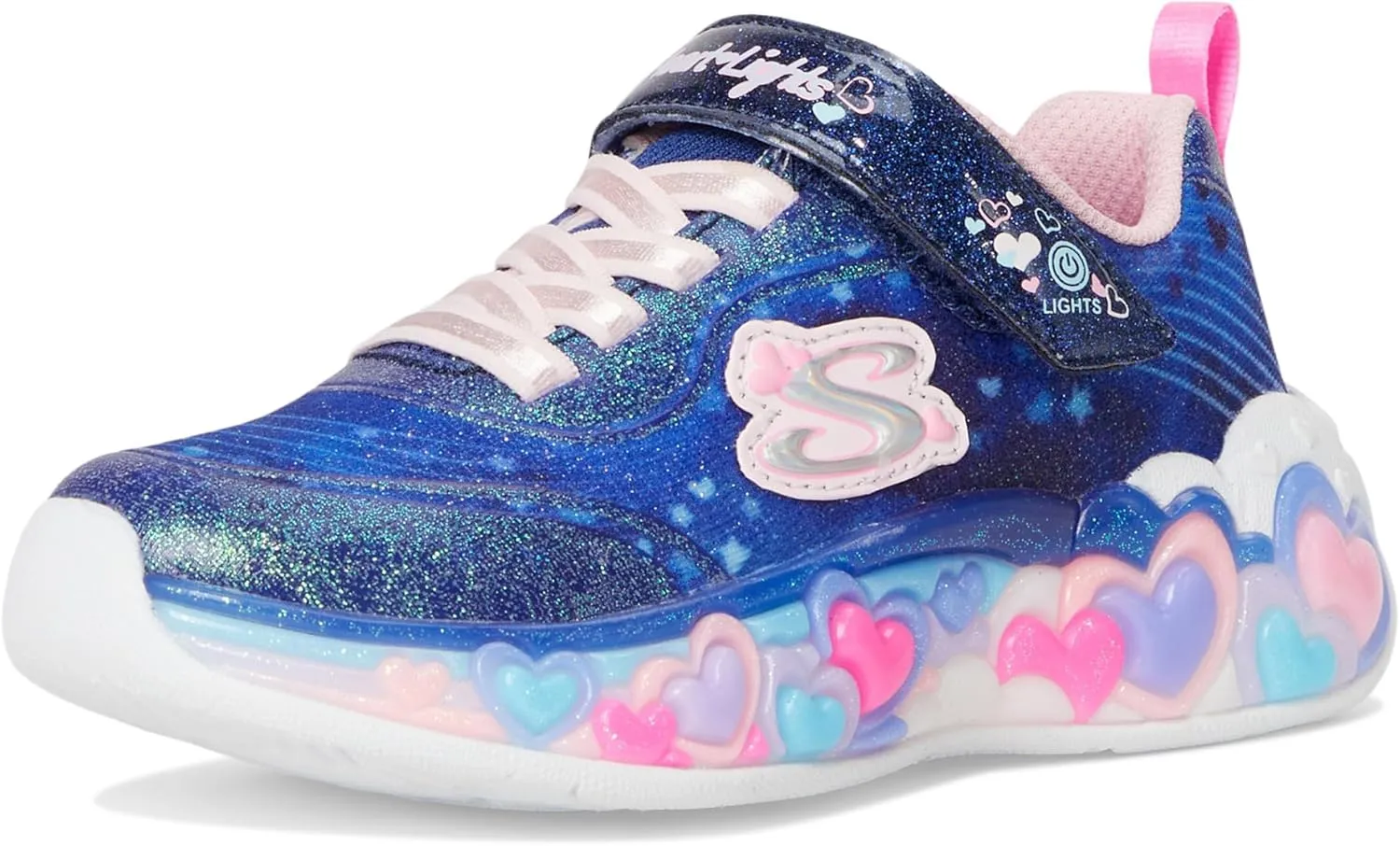 Skechers Girl's Eternal Heart Lights Sneaker