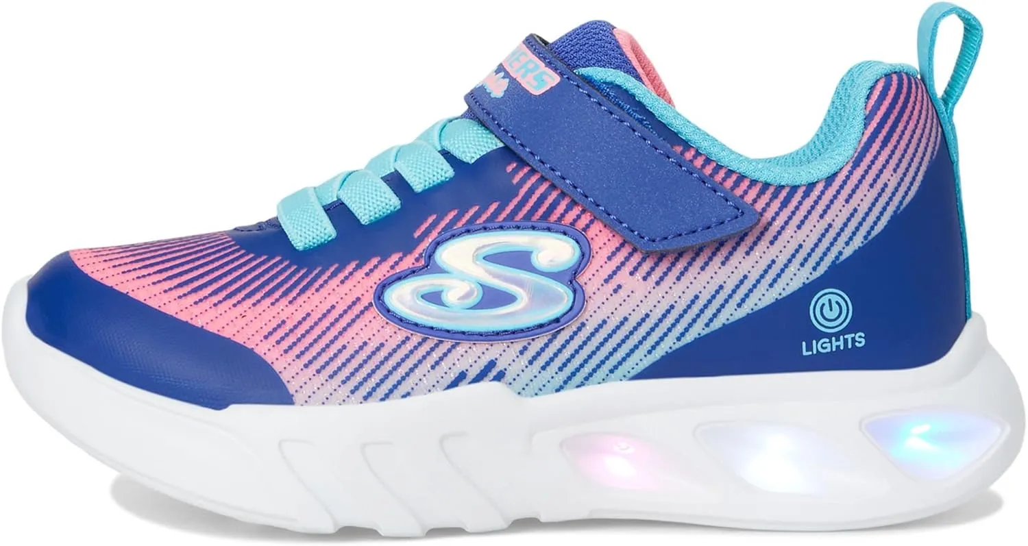 Skechers Girl's Flicker Flash-Light Takeover 303704l (Little Big Kid) Sneaker