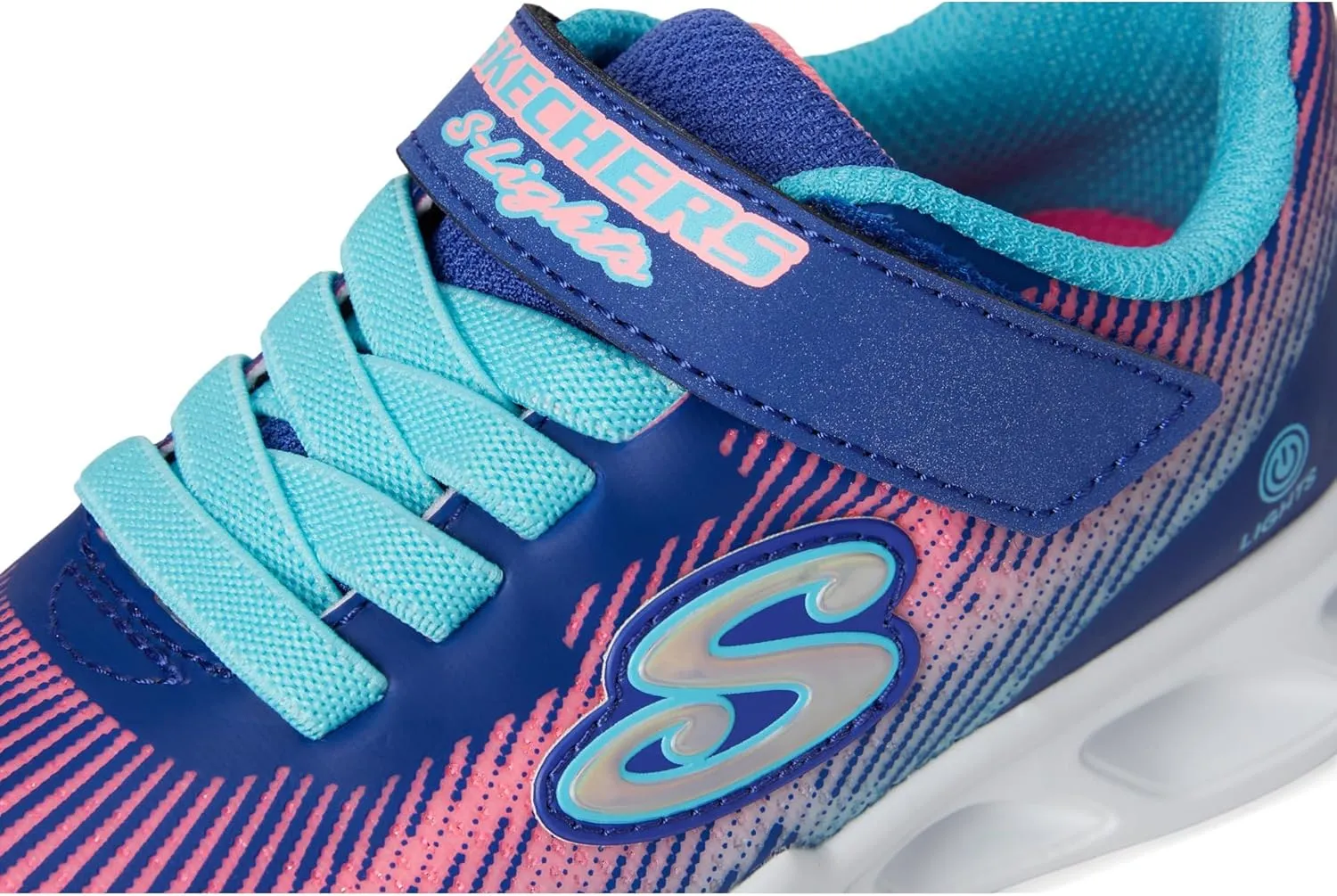 Skechers Girl's Flicker Flash-Light Takeover 303704l (Little Big Kid) Sneaker