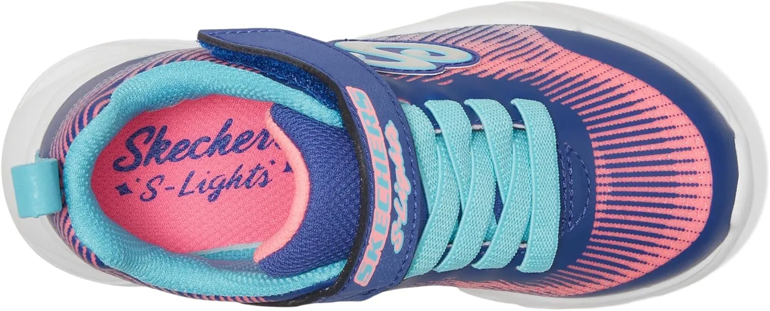 Skechers Girl's Flicker Flash-Light Takeover 303704l (Little Big Kid) Sneaker