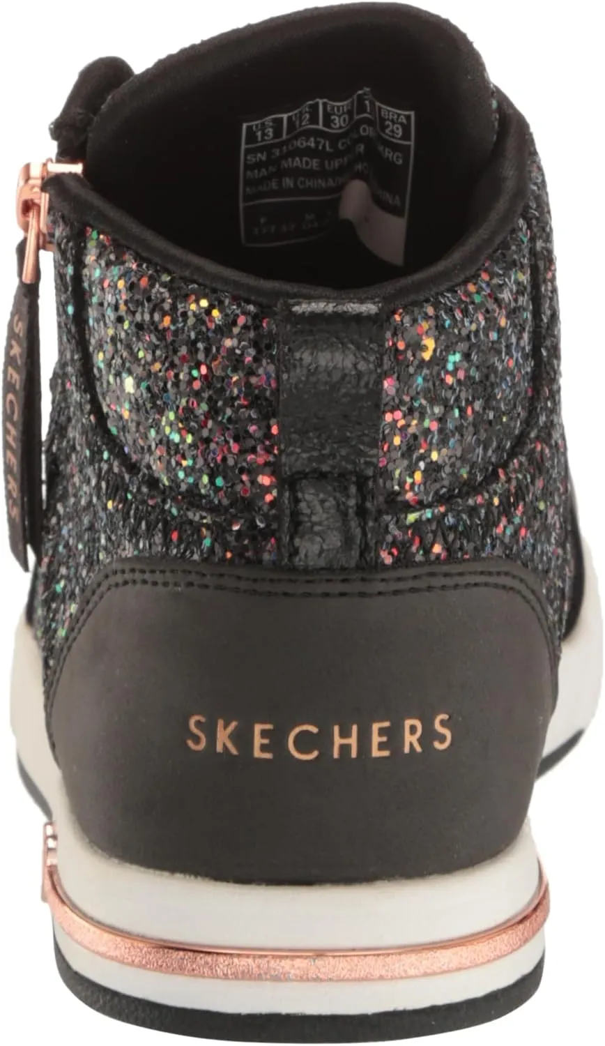 Skechers Girls' Shoutouts 2.0 glitter Steps