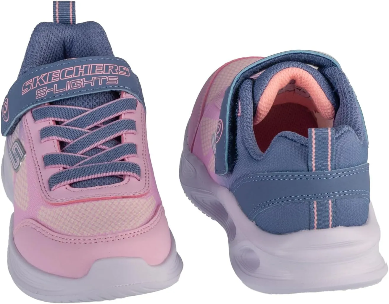 Skechers Girl's Sola Glow-Ombre Deluxe Sneaker