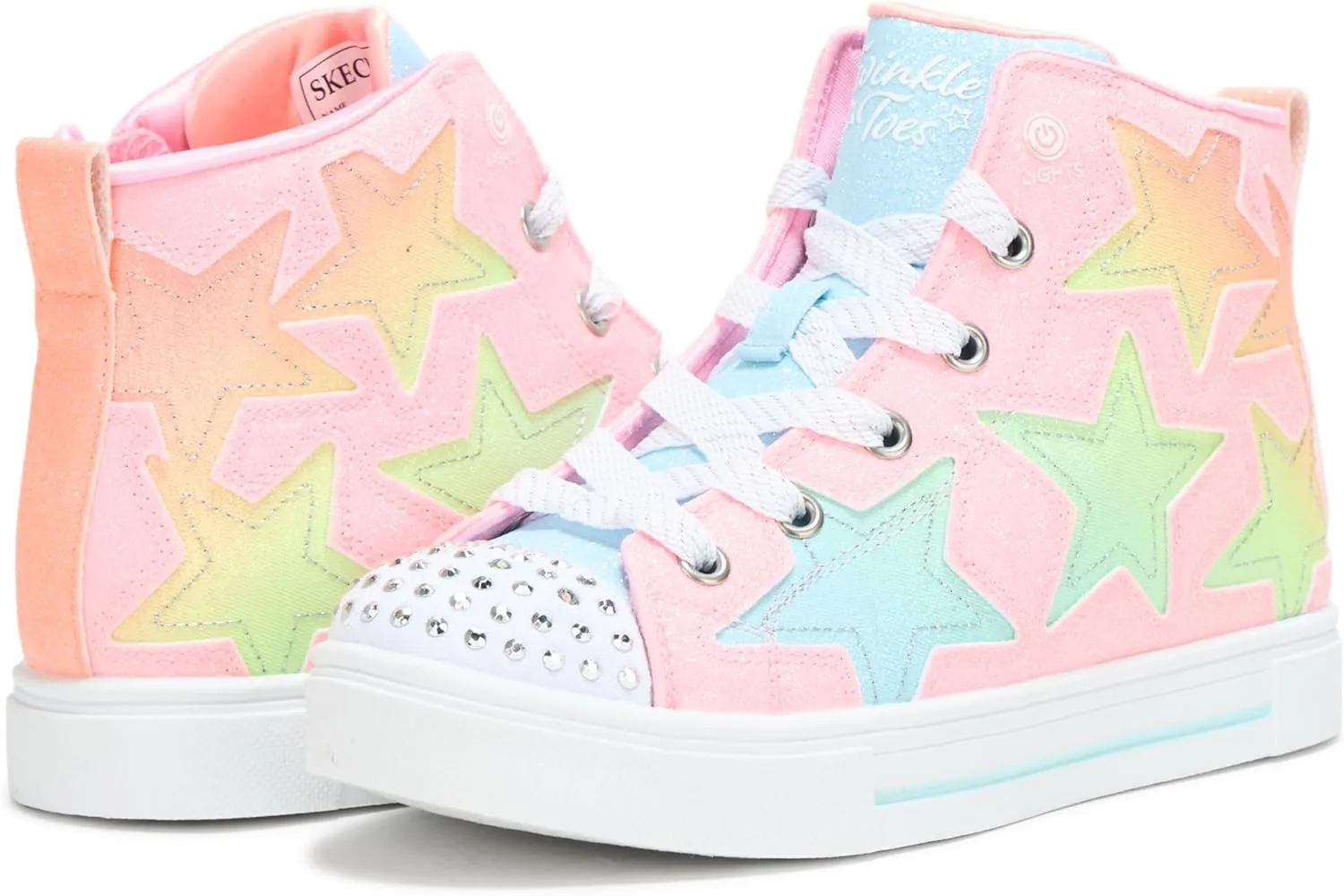Skechers Girl's Twinkle Sparks-Stellar Star Sneaker