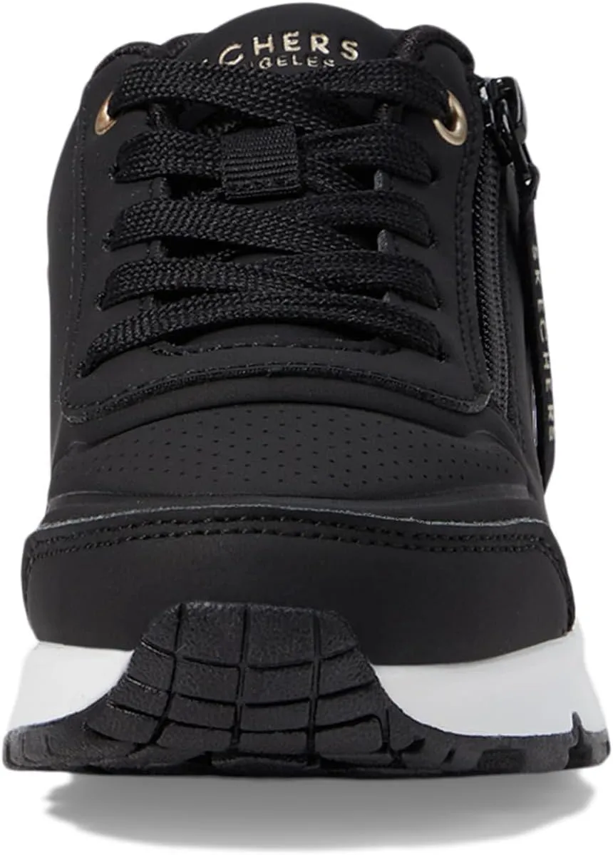 Skechers girls Uno Gen1 Zip and Stride Sneaker