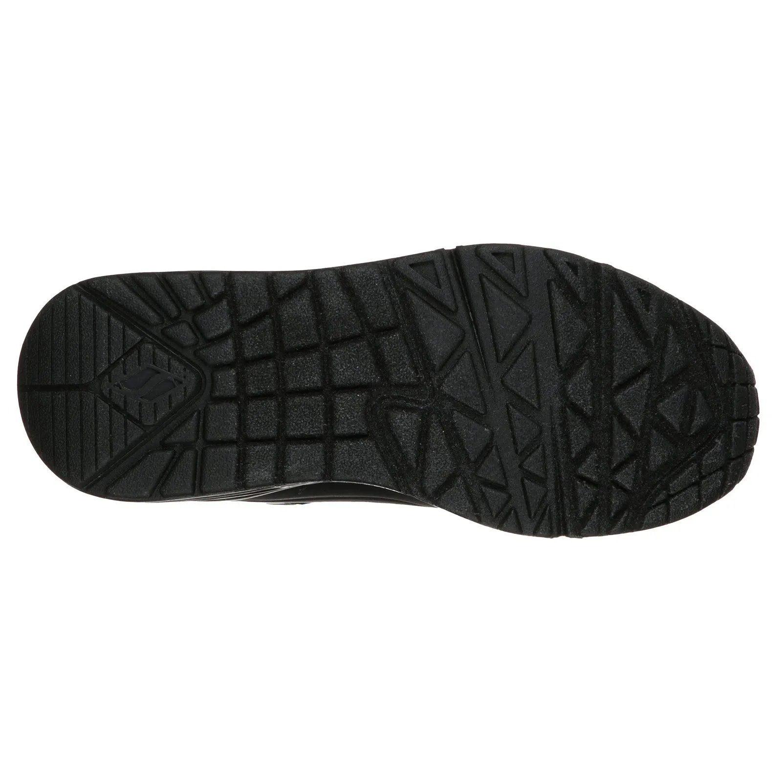 Skechers Kids Uno Air Blitz Black Hook & Loop Trainers Shoes