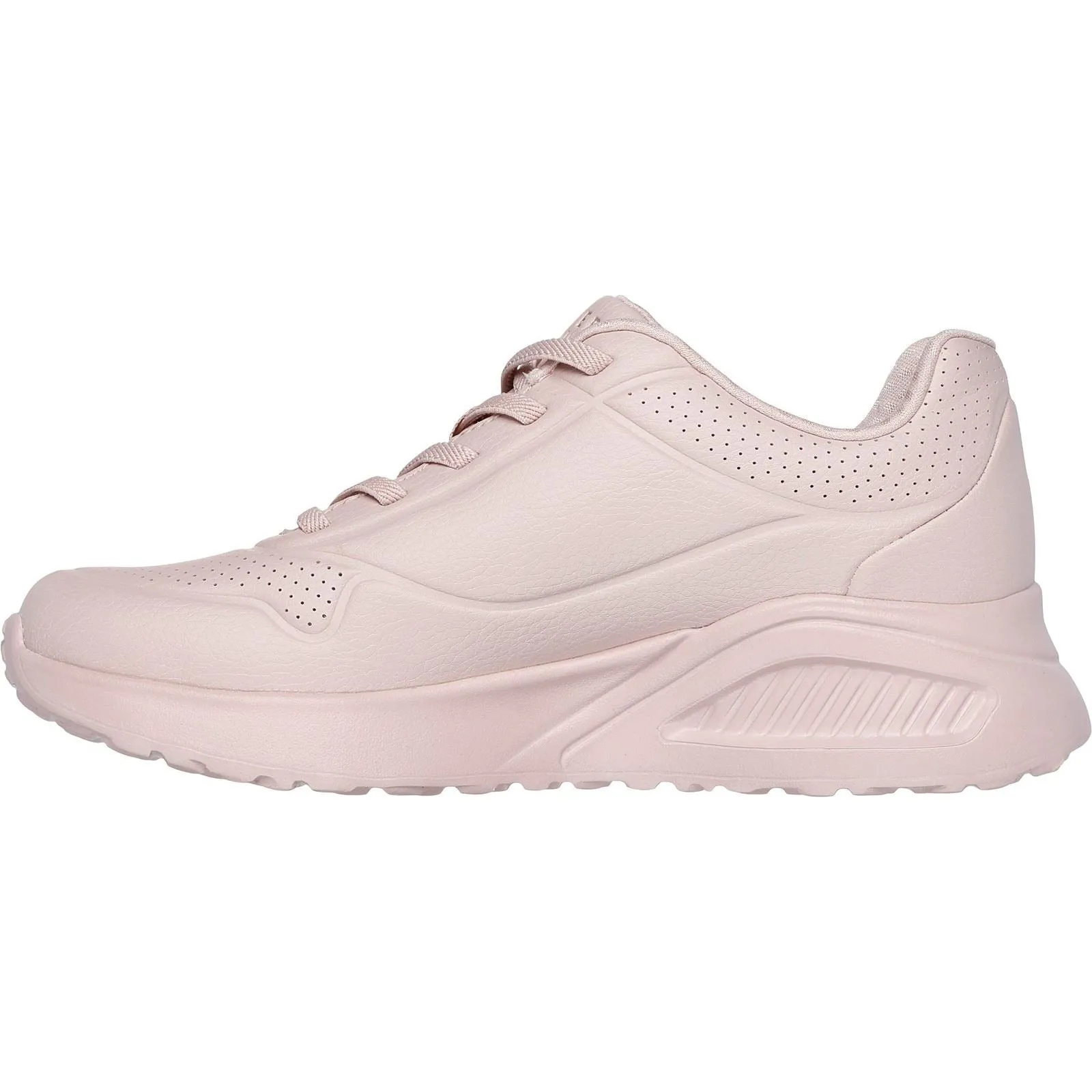 Skechers Uno Lite Lite Work Polyurethane Women's Blush Trainers