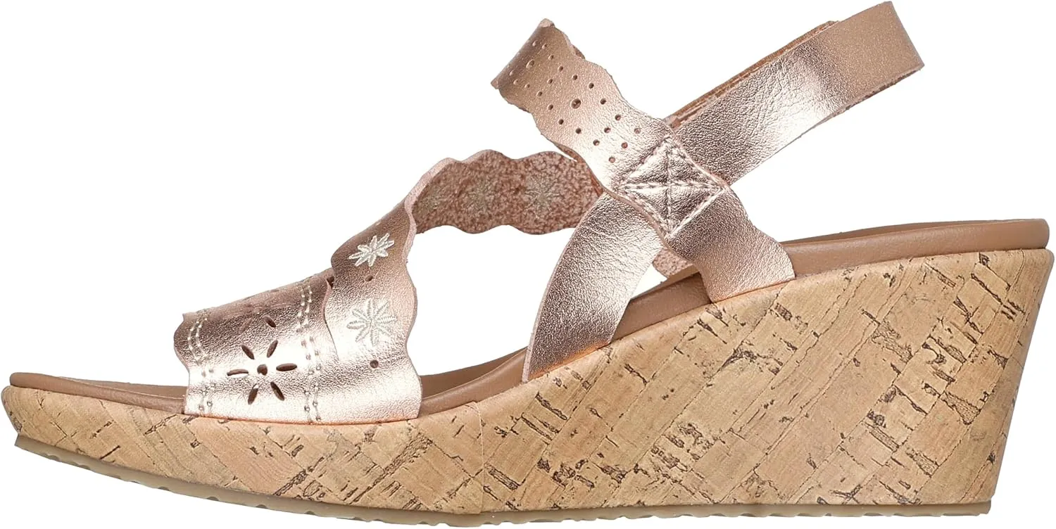Skechers Women's Beverlee-Cherished Aura Wedge Sandal