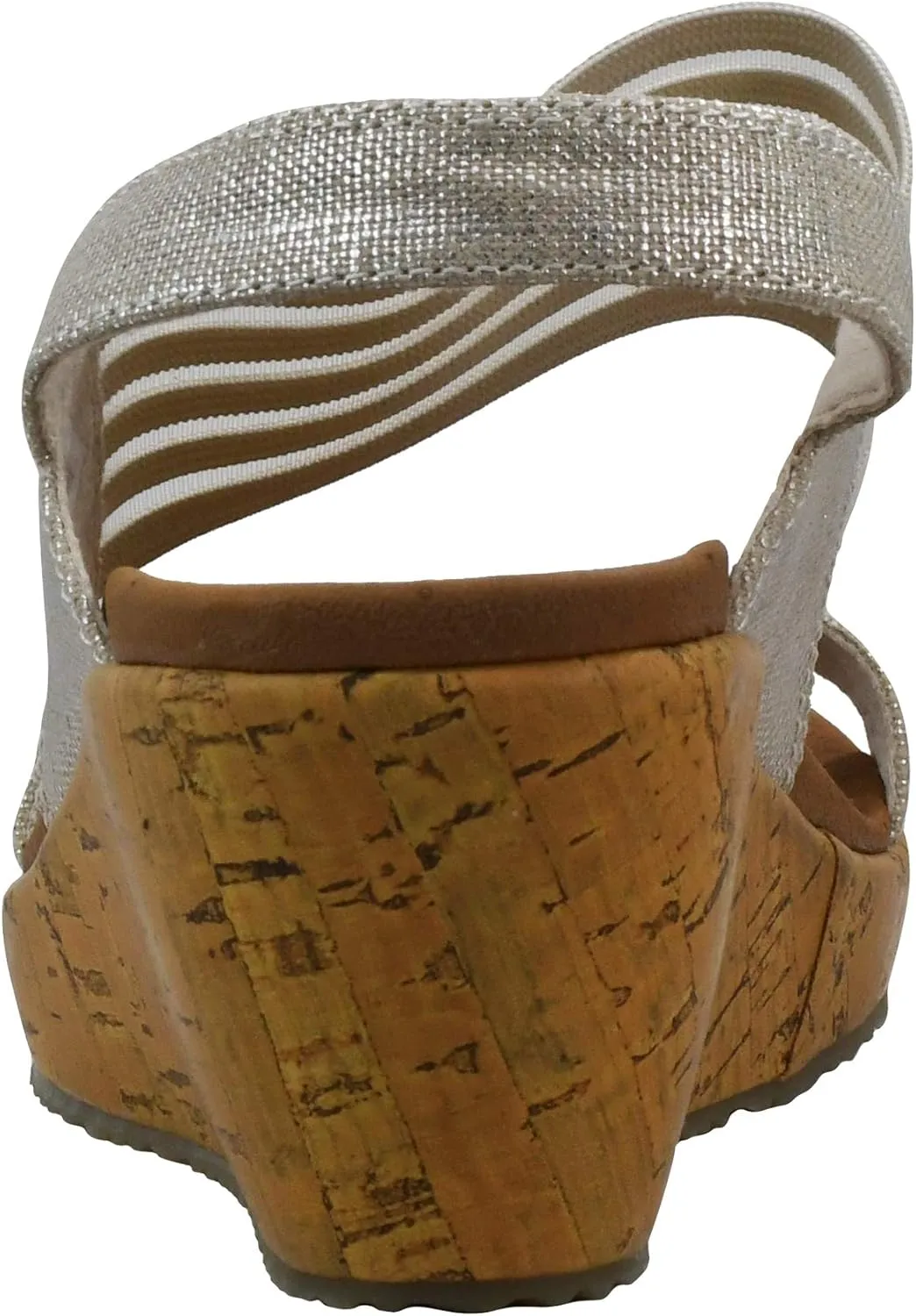 Skechers Women's Beverlee Smitten Kitten Wedge Sandal