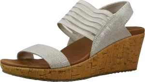 Skechers Women's Beverlee Smitten Kitten Wedge Sandal