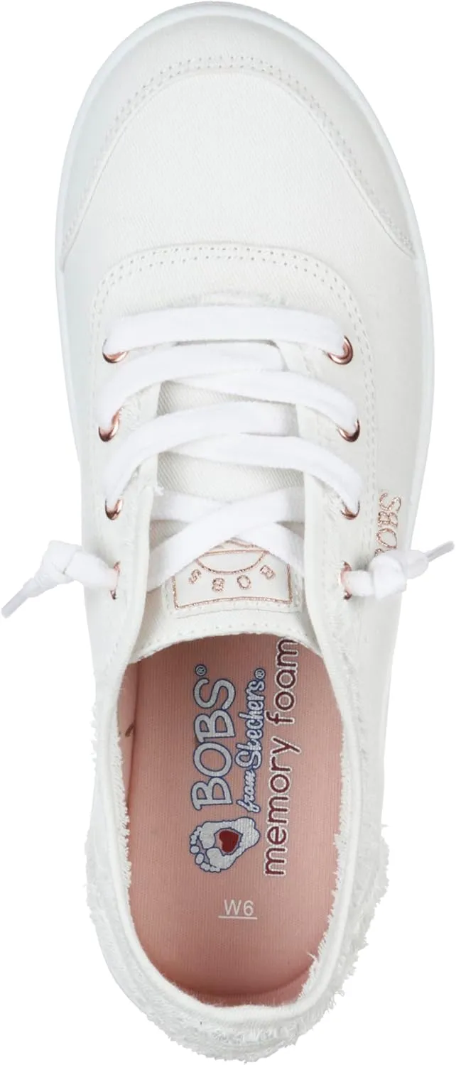 Skechers Women's Bobs B Cute Sneaker – Memory Foam, Flexible Outsole, Lightweight Vegan Shoes