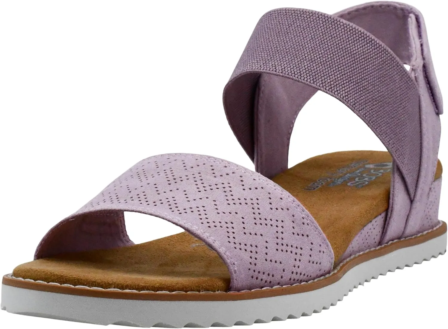 Skechers Women's Desert Kiss-Stretch Quarter Strap Sandal Flat