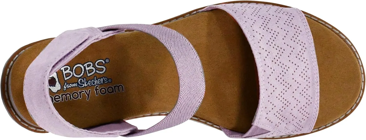 Skechers Women's Desert Kiss-Stretch Quarter Strap Sandal Flat