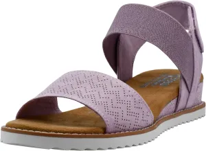 Skechers Women's Desert Kiss-Stretch Quarter Strap Sandal Flat