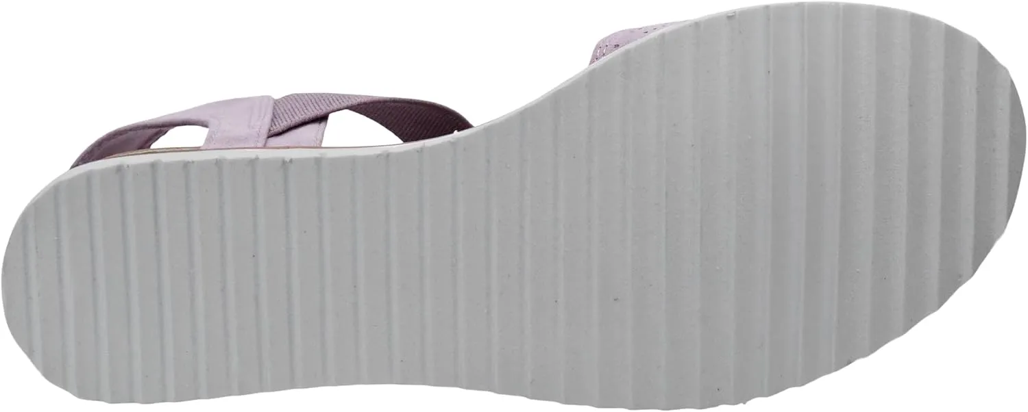 Skechers Women's Desert Kiss-Stretch Quarter Strap Sandal Flat