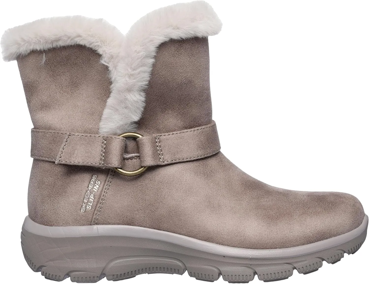 Skechers Women's Easy Going-Dreamers Move-Hands Free Slip-ins Ankle Boot
